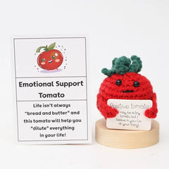 Wool Crocheted Potato Facial Expression Plush
