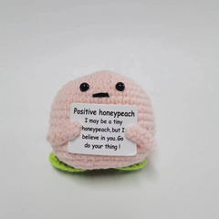 Handmade Wool Crocheted Funny Expression Bag Pendant