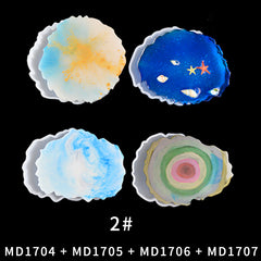 Wave Coaster Silicone Mold for DIY Resin Crafts