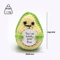 Wool Crocheted Potato Facial Expression Plush