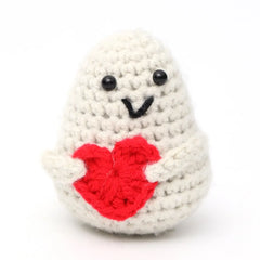 Wool Crocheted Potato Facial Expression Plush