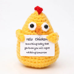 Wool Crocheted Potato Facial Expression Plush