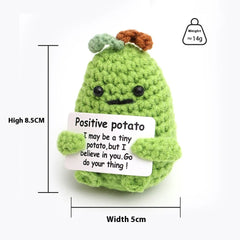 Wool Crocheted Potato Facial Expression Plush