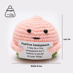 Wool Crocheted Potato Facial Expression Plush