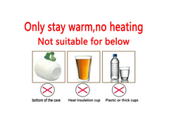 Creative USB Heated Coaster for Cups and Snacks