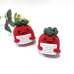 Handmade Wool Crocheted Funny Expression Bag Pendant