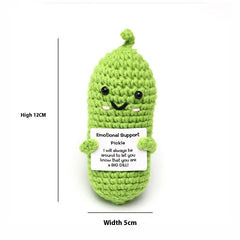 Wool Crocheted Potato Facial Expression Plush