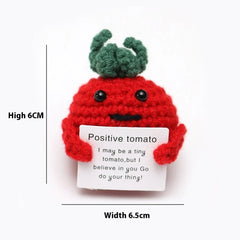 Wool Crocheted Potato Facial Expression Plush