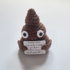 Handmade Wool Crocheted Funny Expression Bag Pendant