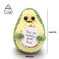 Wool Crocheted Potato Facial Expression Plush