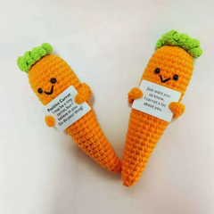 Handmade Wool Crocheted Funny Expression Bag Pendant