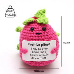 Wool Crocheted Potato Facial Expression Plush