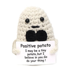Wool Crocheted Potato Facial Expression Plush