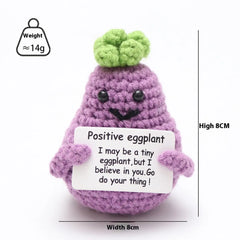 Wool Crocheted Potato Facial Expression Plush
