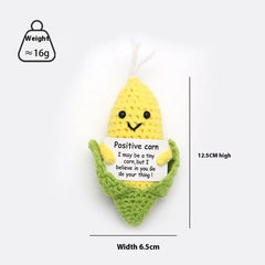 Wool Crocheted Potato Facial Expression Plush