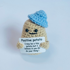 Handmade Wool Crocheted Funny Expression Bag Pendant