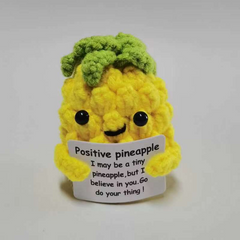 Handmade Wool Crocheted Funny Expression Bag Pendant