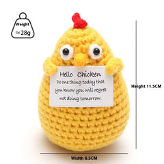 Wool Crocheted Potato Facial Expression Plush