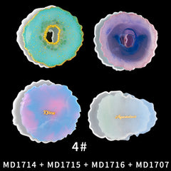 Wave Coaster Silicone Mold for DIY Resin Crafts