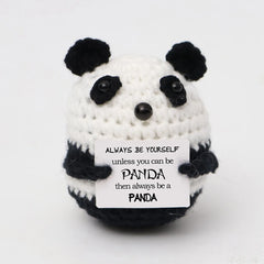 Wool Crocheted Potato Facial Expression Plush