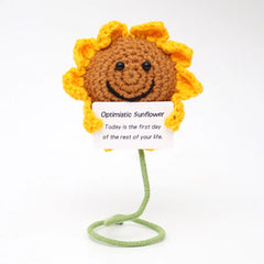 Wool Crocheted Potato Facial Expression Plush