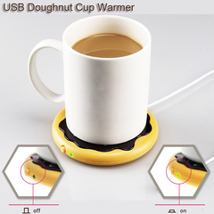 Creative USB Heated Coaster for Cups and Snacks